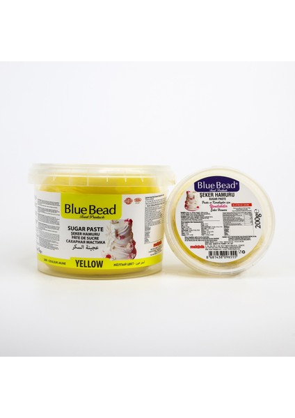 Şeker Hamuru Sarı 200 gr