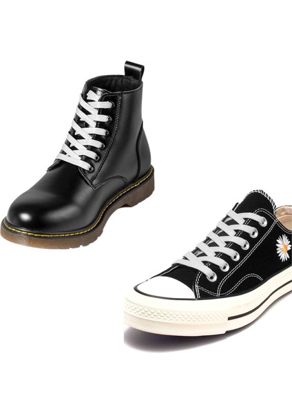 120 cm Yassı Mumlu Ayakkabı Bağcığı, Casual, Bot, Klasik ve Spor Ayakkabılar İçin Bağcık, 1 Çift modelleri