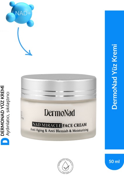 Dermonad Leke Karşıtı Aydınlatıcı Sıkılaştırıcı ve Nemlendirici Yüz Bakım Kremi 50 ml