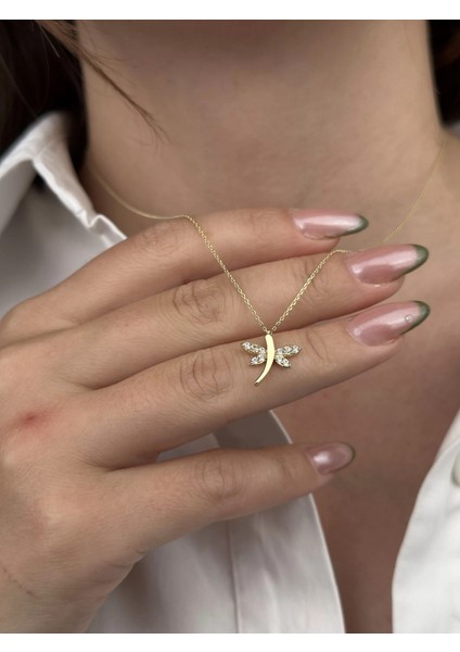 14 Ayar Altın Yusufçuk Kolye 855 modelleri