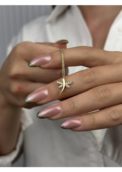 14 Ayar Altın Yusufçuk Kolye 855 fırsatları