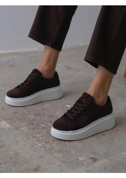 Varen Kahve Süet Hakiki Deri Kadın Spor Ayakkabi fiyatları