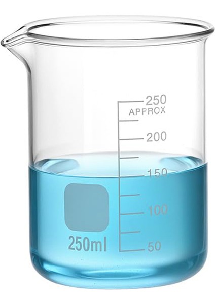 Beher Cam 250 ml / Kısa Form