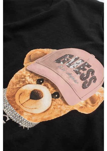 Teddy Kadın Siyah Aktif Regular Fit T-Shirt V5BI09I3Z14-JBLK modelleri