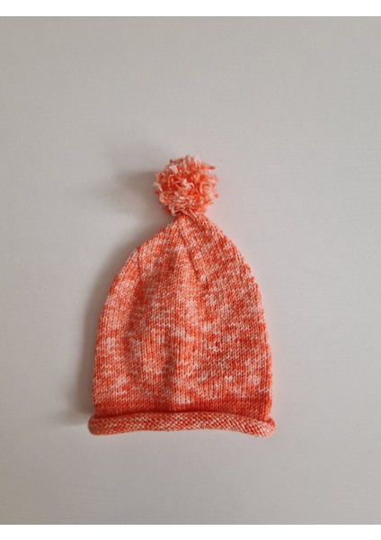 El Örgüsü Bebek Beresi (Şapkası) 0-3 Aylık Bebek Beresi