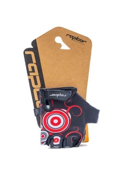 Raptor - Çocuk Eldiveni - Silikon Jelli - Kırmızı S Beden