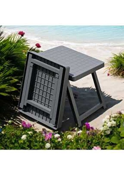 Katlanabilir Masa Siyah Plastik Malzeme ile Pratik Kullanım İçin Tasarlandı fırsatları