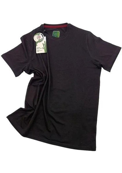Erkek Bambu Terletmeyen Hafif Kumaş T-Shirt indirimleri