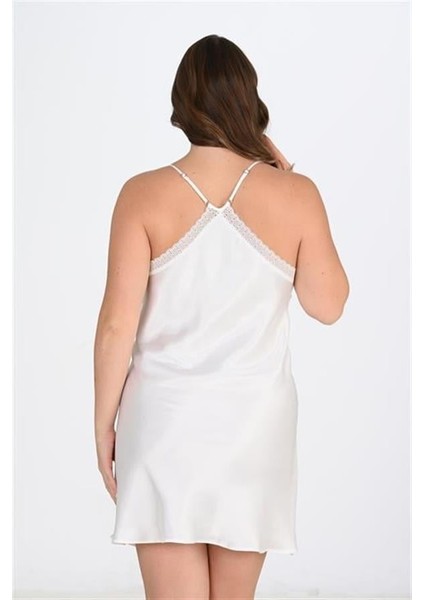 Arias Closet 2'li Beyaz-Pembe Sabahlık Takımı Bigsize 6210 modelleri