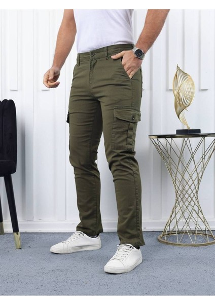 Erkek Körüklü Jogger Paça Lastiksiz Pantolon