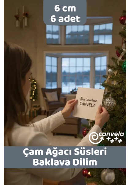 Yılbaşı Çam Ağacı Süsleri Toplar 6 cm 6'lı Set Yeni Yıl Süslemesi Noel Hediyesi Lüks Toplar