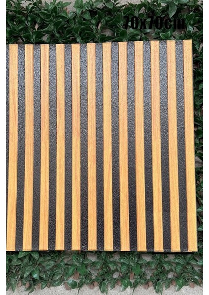 70X70CM 0,50M² Lambri Panel Ahşap Duvar Çıtası Desenli Kendinden Yapışkanlı Akustik Duvar Paneli Köpük -1401 indirimleri