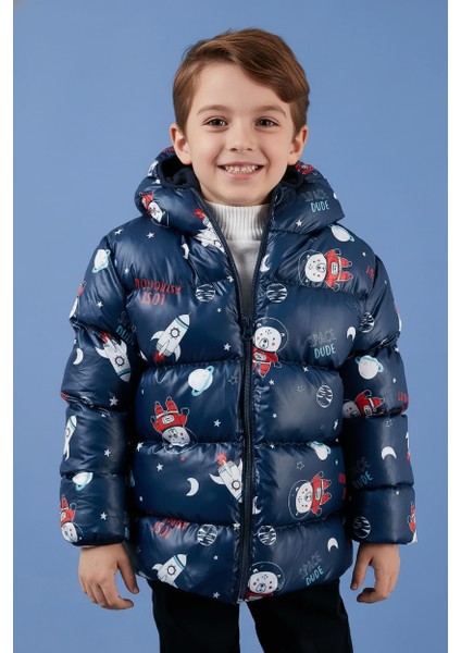 Çocuk Içi Polarlı Şişme Mont - 26K 1001