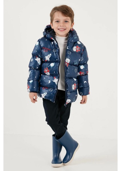 Çocuk Içi Polarlı Şişme Mont - 26K 1001 fırsatları