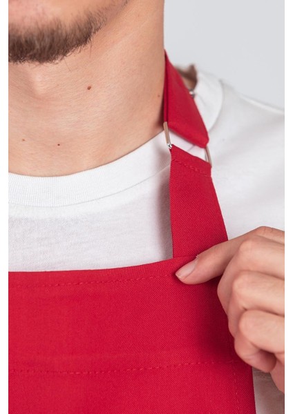 Erkek Boyundan Asmalı Çizgili Barista Şef Mutfak Önlüğü fırsatları