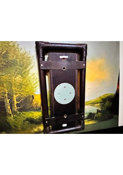 Ahşap Kaidesinde Alman Derece Barometre ve Higrometre 42 cm 21 cm 3 cm Ölçülerinde fiyatları