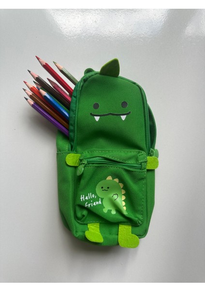 Yeşil Küçük Dinazor Kalemkutu