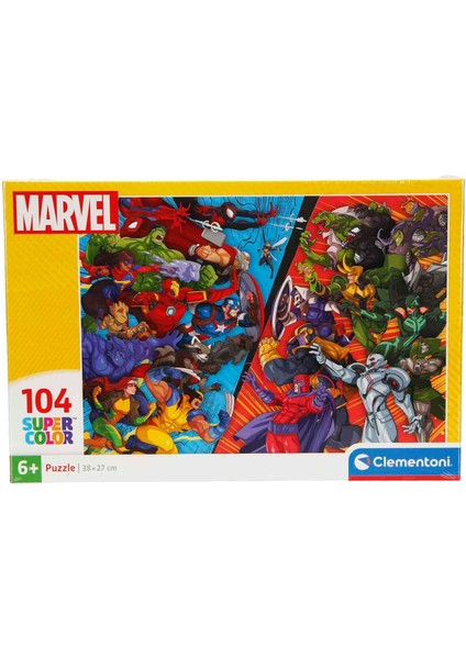 104 Parça Supercolor Puzzle: Marvel Heroes Vs Villains modelleri