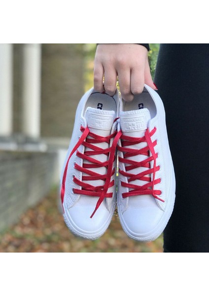 100 cm Yassı Mumlu Ayakkabı Bağcığı, Casual, Bot, Klasik ve Spor Ayakkabılar İçin Bağcık, 1 Çift fiyatları