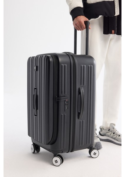 Erkek Beyaz Kapüşonlu Su İtici Rüzgar Geçirmez Şişme Comfort Fit Mont A42Y6105