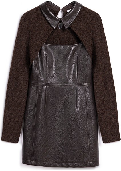 Çift Parça Mini Elbise TW6250002195074 indirimleri