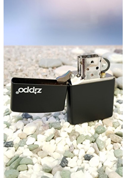 Zl White Design Çakmak Metal Alaşım Beyaz Renk Benzinli Rüzgar Geçirmez indirimleri