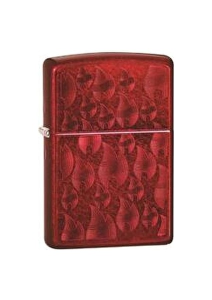 Iced Flame Design Çakmak Rüzgar Geçirmez Candy Apple Red Ömürboyu Garanti indirimleri
