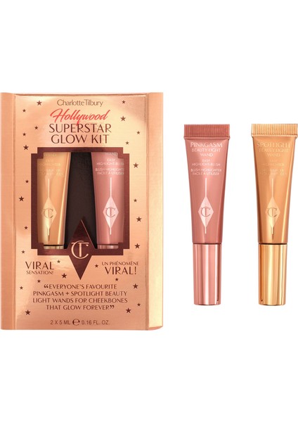 Charlotte's Hollywood Superstar Glow Kit - Makyaj Seti 2 x 5 ml