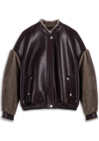 Kontrast Dokulu Bomber Mont TW6250012231074 indirimleri