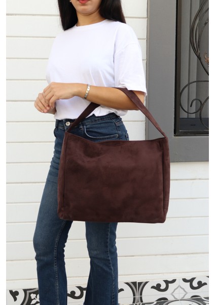 Hathor Kadın Shopper Tek Saplı Süet Omuz Çantası fırsatları