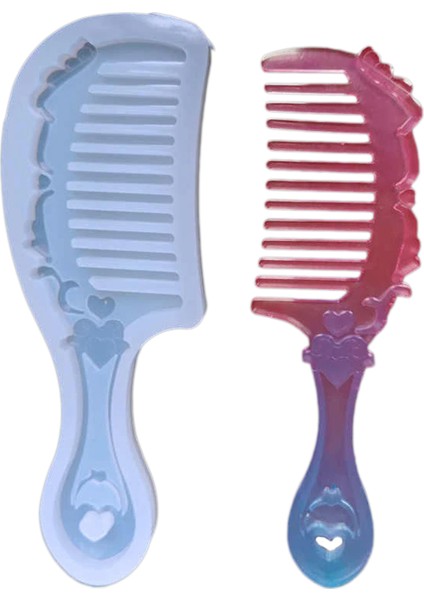 Epoksi Silikon Kalıp Dalgalı Tarak Kalıbı 17 Cm-46