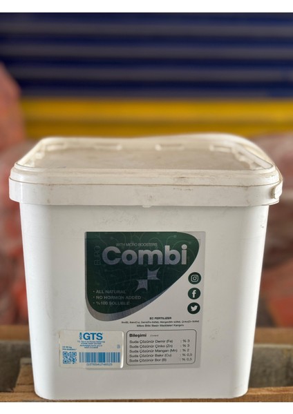 Euro Combi Demir-Çinko-Mangan-Bakır ve Bor Içerikli Mikro Bitki Besini Karışımı 10 kg