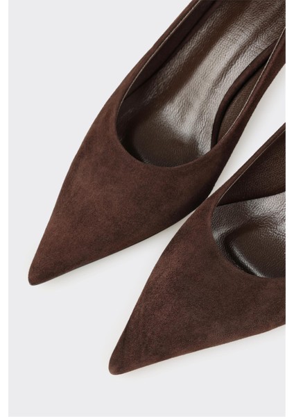 Kahve Deri Kadın Stiletto fırsatları