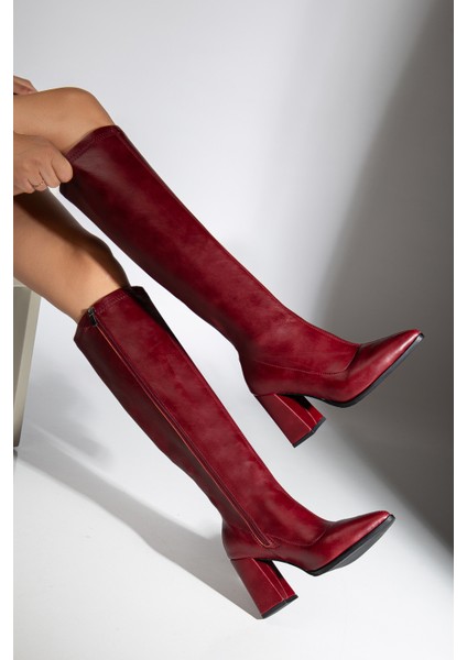 Berny Topuklu Streç Çizme indirimleri