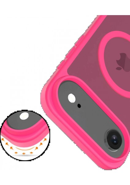 Apple iPhone 17 Air Jota Magsafe Kapak - Rose modelleri