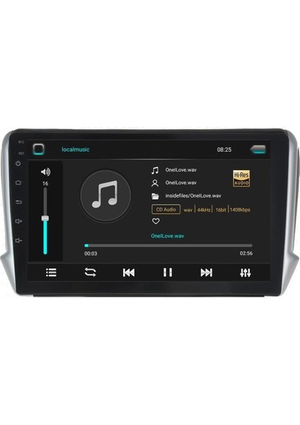 Peugeot 2008 Android 14 Carplay Navigasyon Multimedya 8gb Ram - 128GB HDD - CLLG24040 modelleri