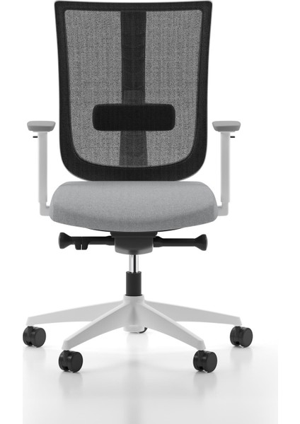 Move Çalışma Koltuğu, Plastik Ayak, Siyah & Gri