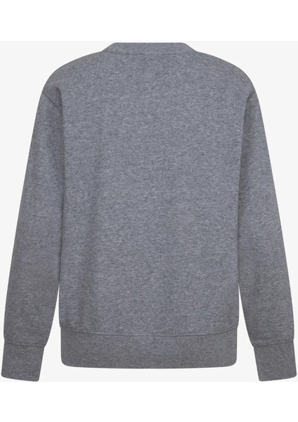 Nıke Jordan Brooklyn Fleece Gri Çift Iplik Çocuk Sweatshırt 95D389 indirimleri