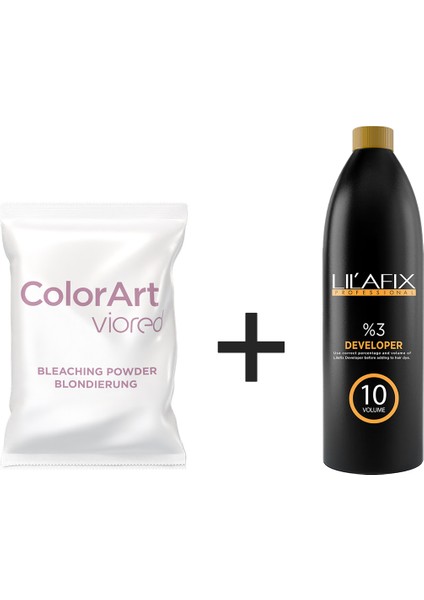2'li Paket Oryal Beyaz 500 gr - Oksidan 1000 ml 10 V