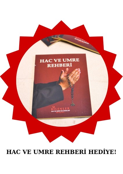 Erkek Ihram Seti – Cepli Kemerli, Esanslı, Zikirmatikli, Full Hac Umre Seti