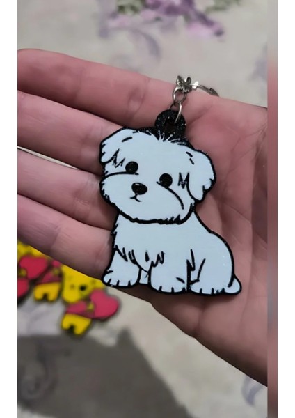 ORJIN3D Köpek Figür Anahtarlık