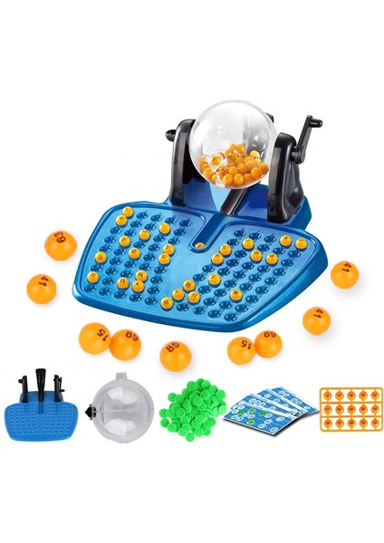 Bingo Şans Topu Kutu Oyunu | 90 Numaralı Klasik Bingo Seti | 4+ Yaş Aile Eğlence Oyunu fırsatları