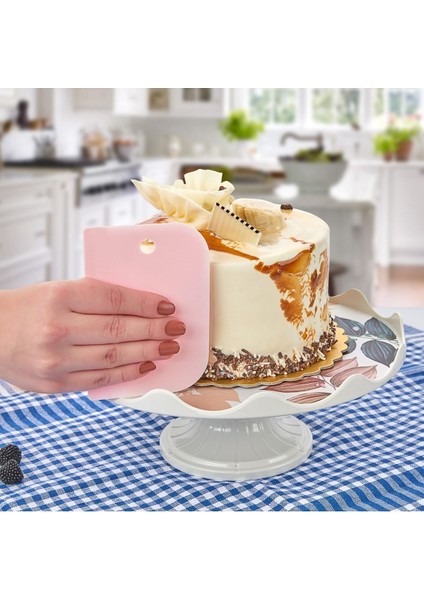 3 Lü Hamur Set ( Kesici Kazıyıcı Dekoratör ) - 3 Lü Hamur Pasta Kesici Kazıyıcı Dekoratör Set modelleri