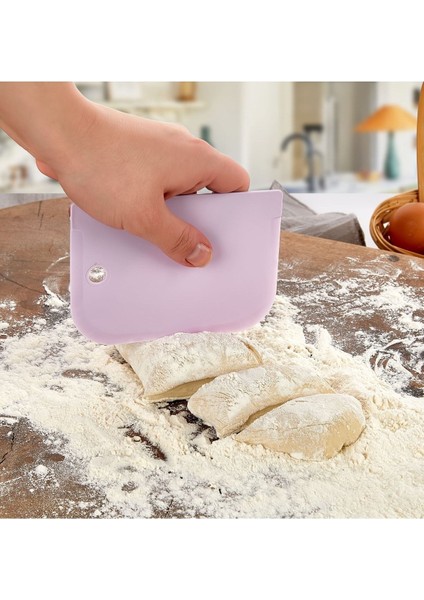 3 Lü Hamur Set ( Kesici Kazıyıcı Dekoratör ) - 3 Lü Hamur Pasta Kesici Kazıyıcı Dekoratör Set indirimleri