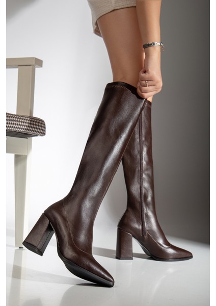 Berny Topuklu Streç Çizme modelleri