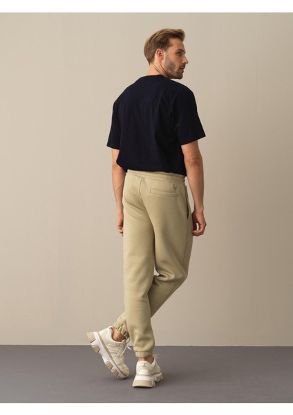 Erkek Yeşil Basic Sweat Pantolon