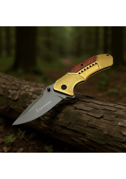 F81G Gold Otomatik Kamp Çakısı