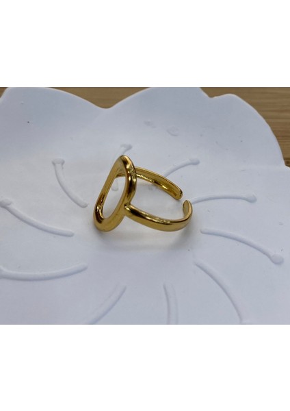 Çelik Gold Renk Ayarlanabilir Yüzük fiyatları