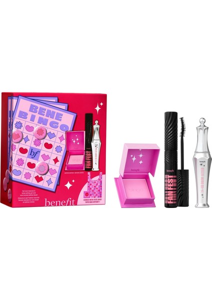Benebingo - Maskara,kaş Sabitleyici ve Sınırlı Sayıda Allık Yılbaşı Hediye Seti 8,5 G + 7 ml + 2,5 G