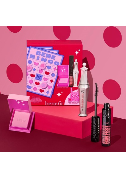 Benebingo - Maskara,kaş Sabitleyici ve Sınırlı Sayıda Allık Yılbaşı Hediye Seti 8,5 G + 7 ml + 2,5 G fırsatları